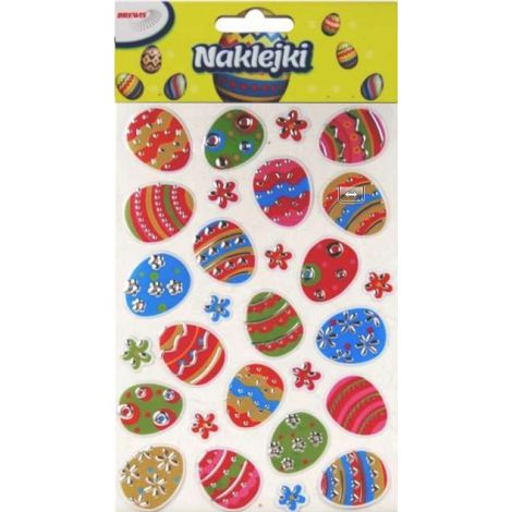 Naklejki z mikrogumy Brewis Jajki i kwiaty